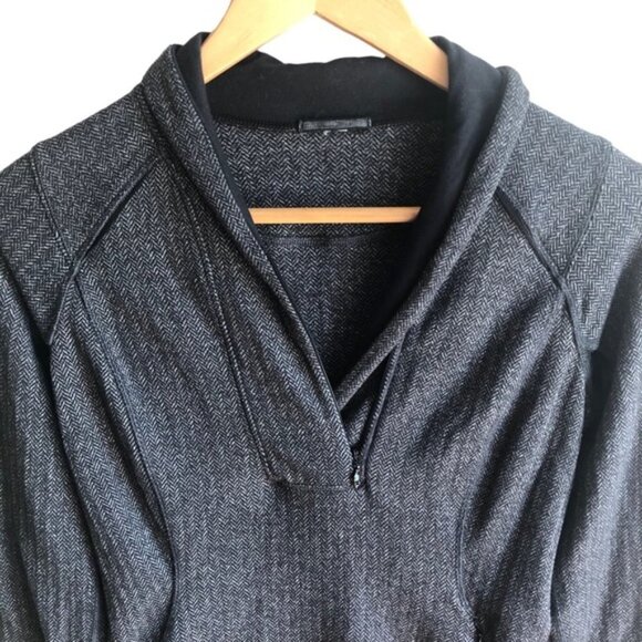 Lululemon Think Fast Pullover Size 4 Heathered Herringbone - Picture 7 of 12